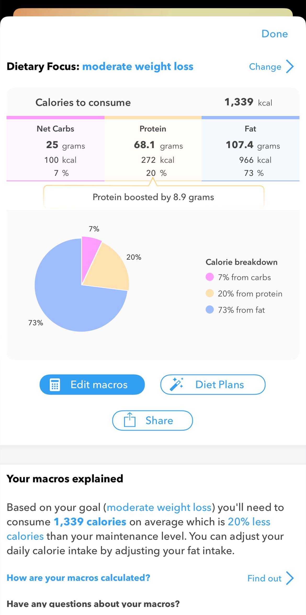 KetoDiet app planner